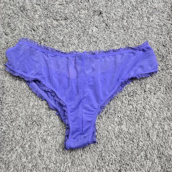 NWT Victoria’s Secret Sexy Little Things Low Rise Hip Hugger Sz L Panties Purple - Picture 6 of 7